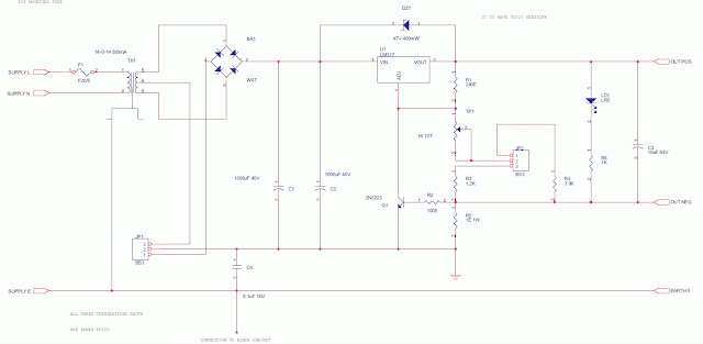 LM317 based Regulated Power Supply