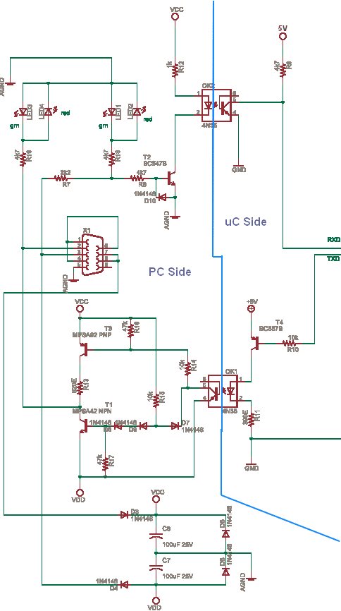 RS232 with Opto-Isolation