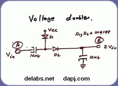 Voltage Doubler with Diodes