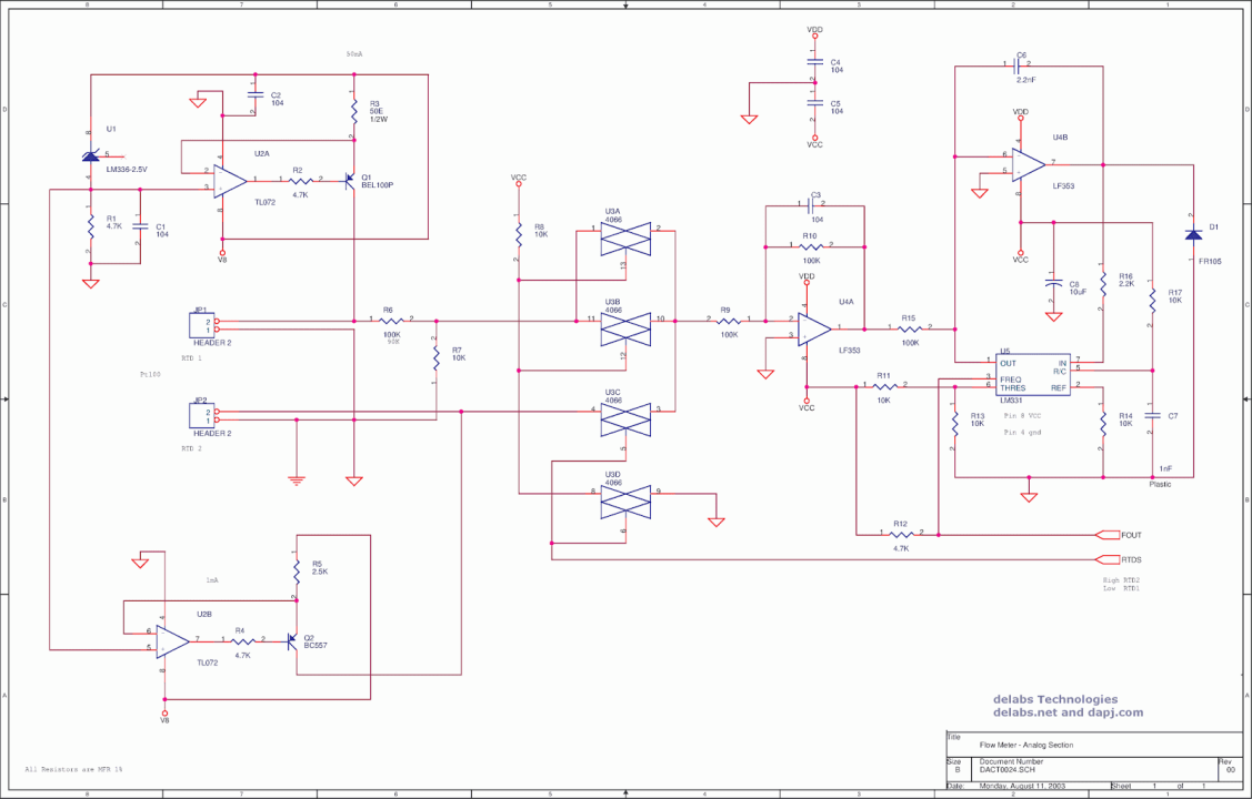 LM331 A to D with Mux Input Switch