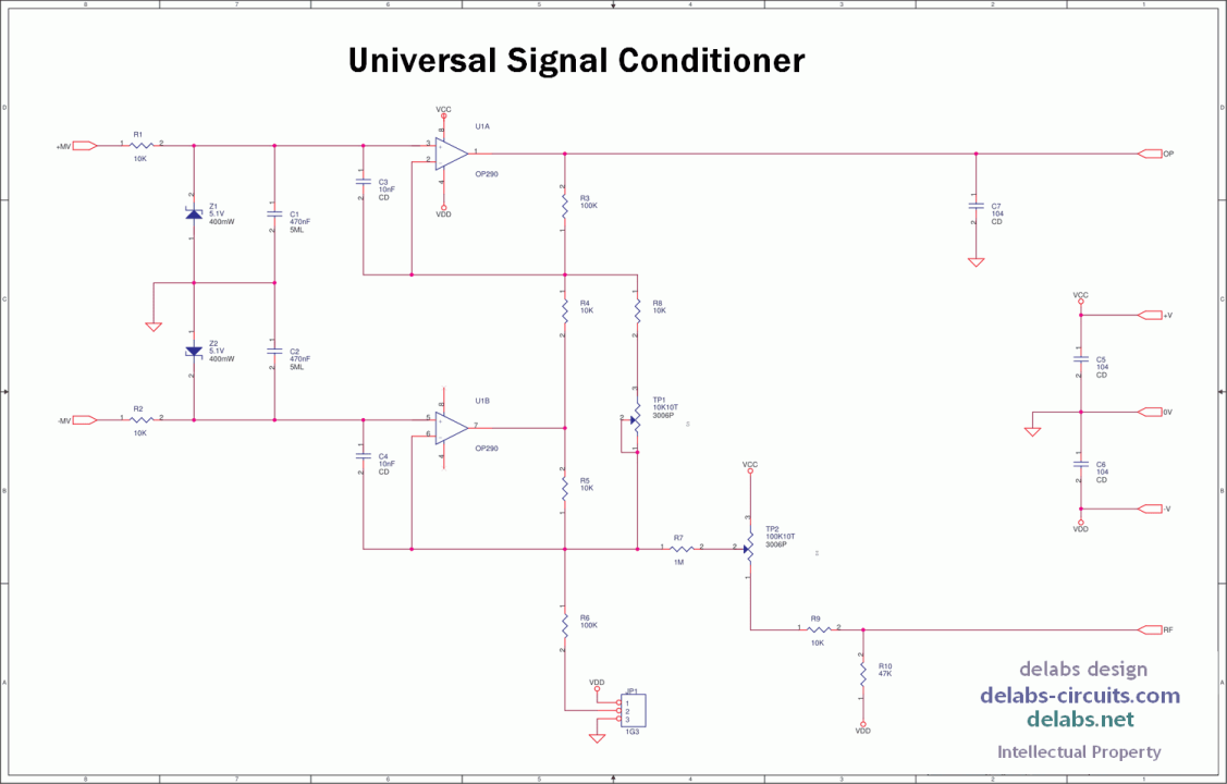 Universal Signal Conditioning Circuit